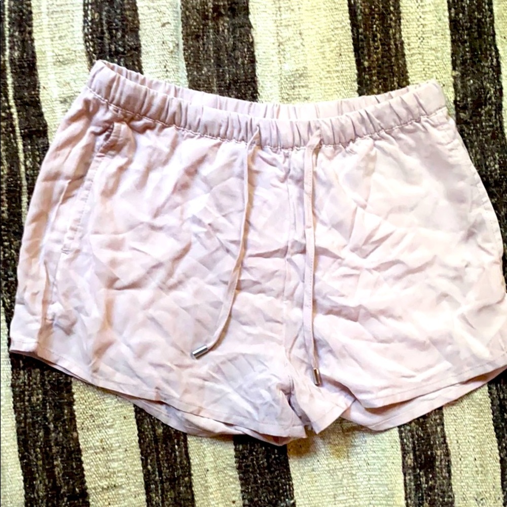 light pink shorts